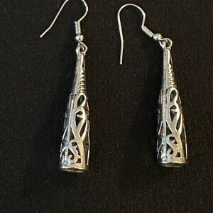 Silpada Intricate Silver Drop Earrings